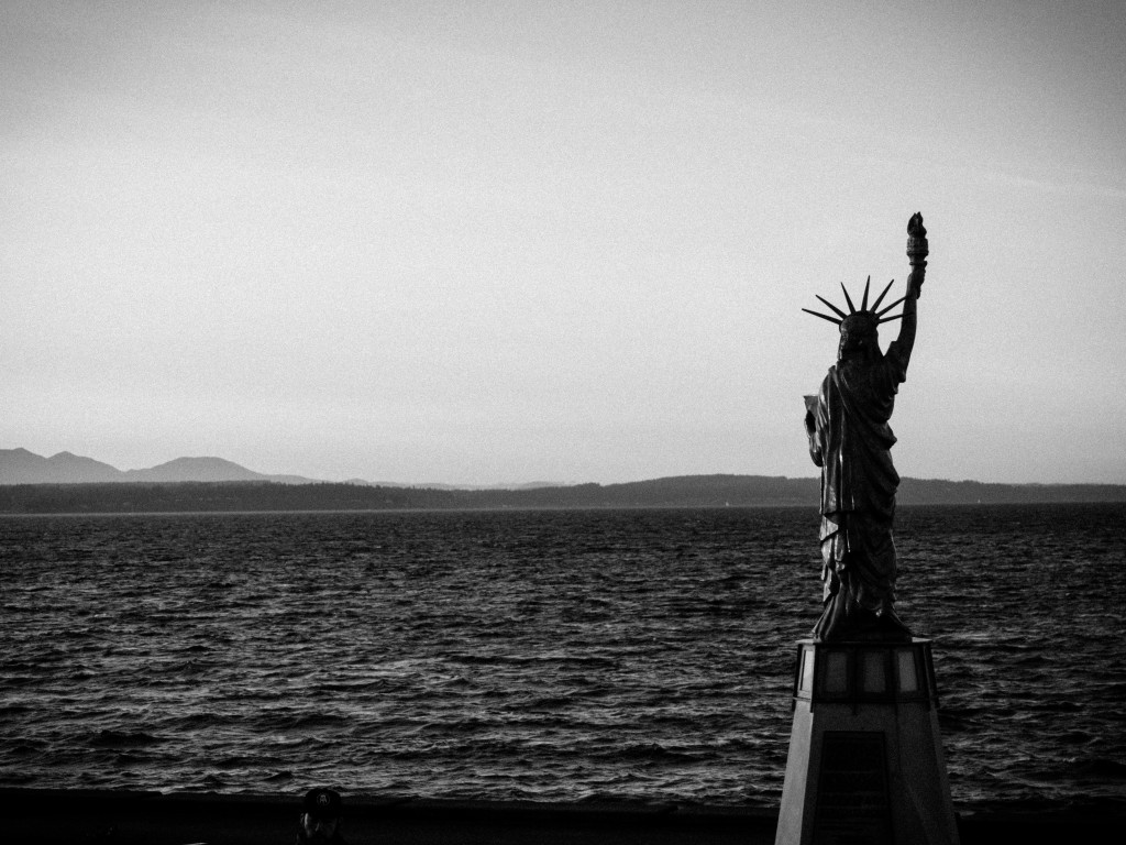 Alki beach in winter