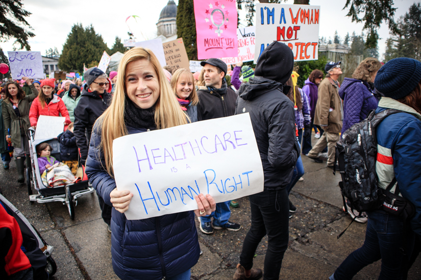Women's March in Olympia 2017
